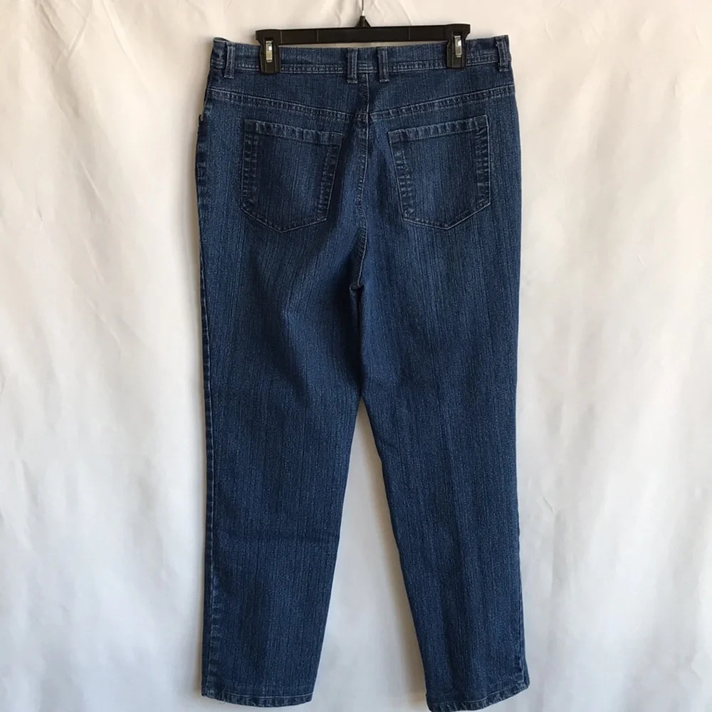 Style & Co. natural fit tapered leg blue jeans, 14 - Picture 6 of 12